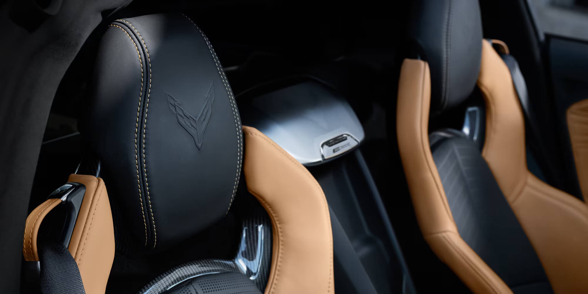 A Close View of the Seats Inside the Chevrolet Corvette E-Ray.