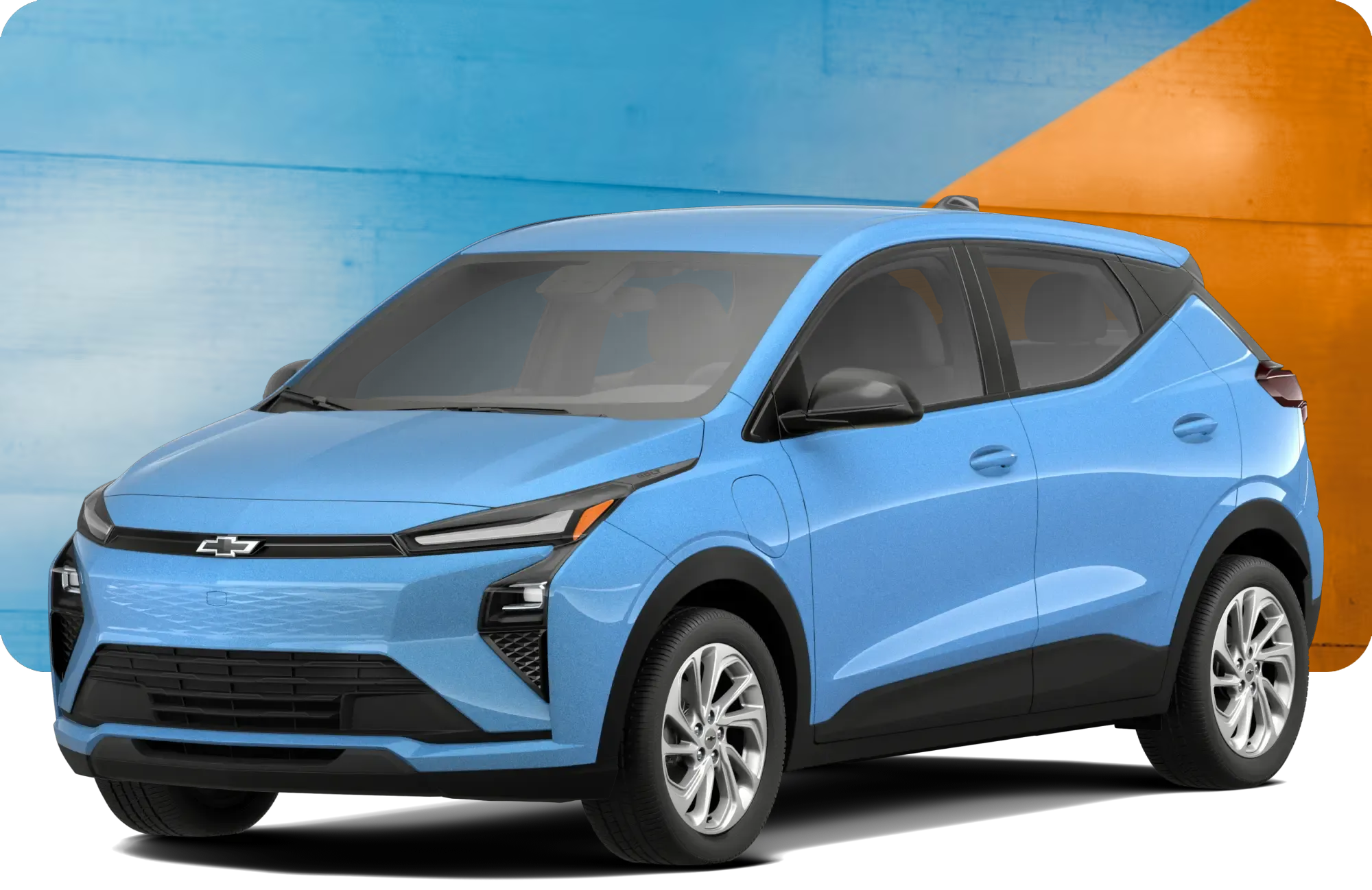 2027 Chevrolet Bolt LT in Marina Blue Metallic.