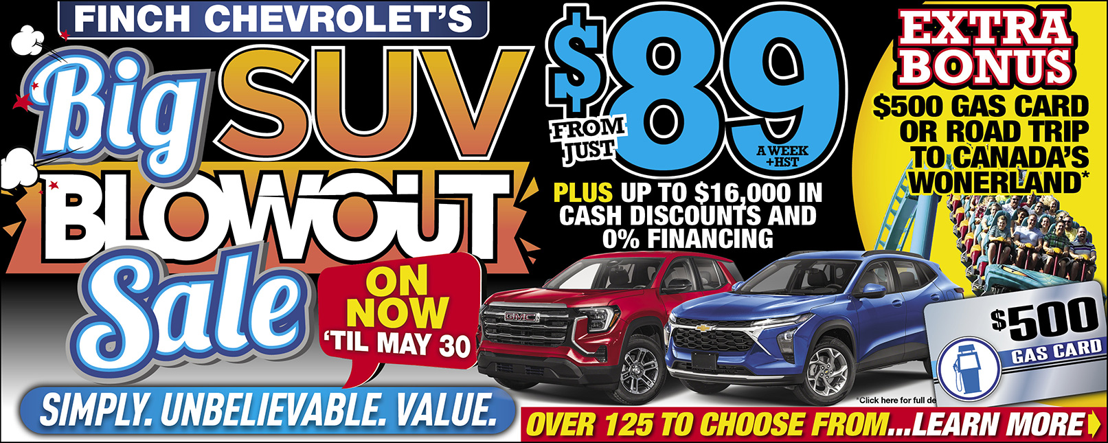 Big SUV Blowout